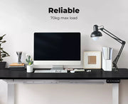 Levede Desktop For Motorised Adjustable Desk Electric Sit Stand Table 120X60CM