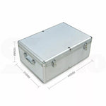 500 Discs Aluminium CD DVD Cases Bluray Lock Storage Box Organizer Free Inserts
