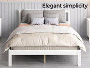 Levede Wooden Bed Frame Queen Double King Single Full Size Mattress Base Timber