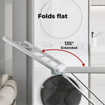 Levede Airer Folding Laundry Clothes Dryer Electric Heated Rack Indoor Silver