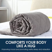 Dreamz 9KG Adults Size Anti Anxiety Weighted Blanket Gravity Blankets Mink