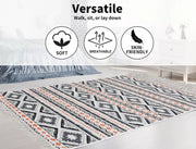 Marlow Floor Rug Boho Area Rugs Tassel Washable Living Room Bedroom Carpet