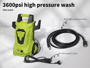 Traderight High Pressure Washer Cleaner Electric Water Gurney Pump Hose 3600 PSI