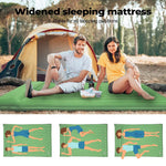 Mountview Self Inflating Mattress Sleeping Pad Camping Air Bed Mat Pillow Double