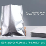 Food Vacuum Sealer Bags Reuseable Pouch Foil Aluminum Storage Bag Heat Seal100PC