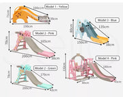 Kids Slide Swing Basketball Ring Hoop Activity Center Toddlers Play Set Outdoor