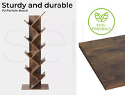 Levede Bookshelf Wooden Tree Bookcase 8-Tier Storage Home Decor Display Stand