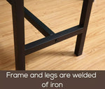 Levede 3pcs Bar Table Barstools Industrial Wood Chair Set Home Kitchen Pub