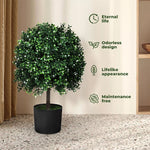 Lambu Artificial Plants in Pot Green Faux Plant Outdoor Bonsai 100CM-2PCS