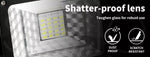 Emitto LED Portable Flood Light Outdoor 30W Rechargeable Spotlight 2400LM 3 Mode