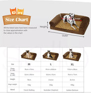 Pawz Pet Bed Sofa Dog Bedding Soft Warm Mattress Cushion Pillow Mat Plush  L