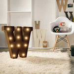 Metal Number/Alphabet LED Letter Lights Light Up  Hanging Marquee Decor