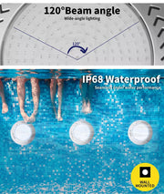 Emitto 12-32V 45W Resin Filled Underwater LED Swimming Pool Lights RGB Spa Lamp