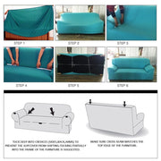 Sofa Cover Slipcover Couch Stretch Lounge Protector 1/2/3/4 Seater Washable