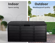 Lambu 290L Outdoor Storage Box Garden Lockable Toys Tools Container Waterproof