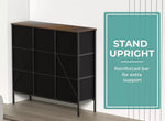 Levede  9 Chest of Drawers  Storage Cabinet Tower Retro Dresser Vintage Brown