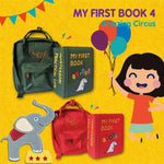 My First Book Circus Bright Red Montessori Education Kids Gift Books