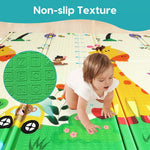 Bopeep Kids Play Mat Baby Crawling Pad Floor Foldable XPE Foam Non-slip Carpet
