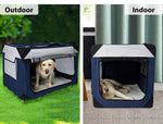 Pawz Pet Crate Dog Cat Carrier Travel Cage Folding Kennel Metal Frame Xl