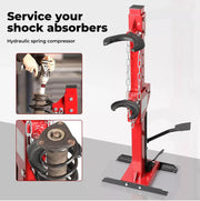 Manan 3T Hydraulic Coil Strut Spring Compressor, 6600lbs, Adjustable Height