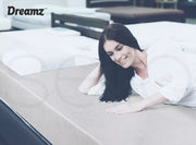 Dreamz Mattress Protector Topper Fitted Cover Waterproof Cotton Fibre Queen King