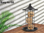 Pawz 3x Bird Feeder Hanging Wild Seed Container Hanger Stand Outdoor Garden