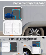 Manan Access Hatch Service Door Lockable Lid Caravan Storage rv Boat 440x315mm