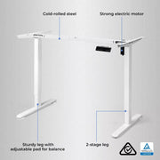 Levede Motorised Standing Desk Height Adjustable Electric Sit Stand Table 140CM