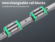 Traderight Linear Guide Rail 2PCS 800MM+ 4PCS HGH20CA Slider Block CNC