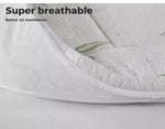 Dreamz Bamboo Pillowtop Mattress Topper Protector Cover Underlay Pad Queen