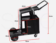 Welding Cart Trolley Drawer Welder Cabinet MIG TIG ARC MMA Plasma Heavy Duty