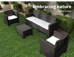 Marlow 10/20/30 Artificial Grass Mat Floor Tile Garden Indoor Outdoor Home Decor