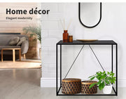 Console Table Hallway Side Entry Hall Display Shelf Furniture Desk Storage Metal