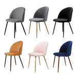 Levede 2x Dining Chairs French Provincial Kitchen Cafe  Upholstered Houndstooth