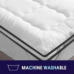 Dreamz Pillowtop Mattress Topper Mat Pad Bedding Luxury Protector Cover Single