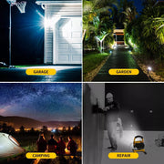 Emitto LED Portable Flood Light Outdoor 30W Rechargeable Spotlight 2400LM 3 Mode