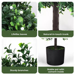 Lambu Artificial Plants in Pot Green Faux Plant Outdoor Bonsai 100CM-2PCS