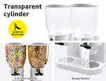 Toque Double Cereal Dispensers Grain Storage Box Nut Dry Food Candy Container