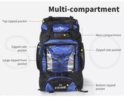 Military Backpack Tactical Camping Hiking Travel Rucksack Outdoor Trekking 80L