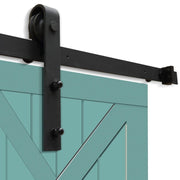 Levede Sliding Barn Door Hardware Track Set 1.5/1.83/2/2.44/3/3.66/4M Roller Kit
