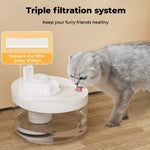 Pawz Automatic Pet Water Fountain Dog Cat Drinking Dispenser Silent LED 2.2L