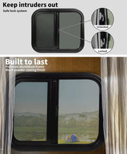 Manan Caravan Sliding Window Motorhome Float Horse RV UTE Camper 600mmx500mm