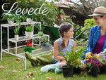 Levede Plant Stands Outdoor Indoor Metal Flower Pot 3 Garden Corner Shelf.