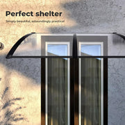 Mountview Window Door Awning Outdoor Canopy UV Patio Rain Cover DIY 1M X 2.4M