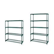 Levede 2x4/5 Tiers Plant Shelves Garden Greenhouse Steel Storage Frame Rack