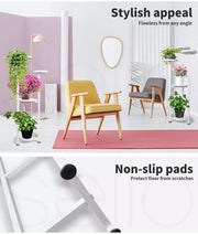 Levede Plant Stand Outdoor Indoor Flower Pots Rack Garden Shelf Home Decor 100CM