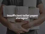 Traderight Toilet Paper Holder Roll Stand Wall Sheep Storage Bathroom Organizer