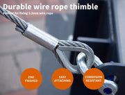 Traderight Balustrade Wire Kit Rope Stainless Steel Eye Fork Turnbuckle 10 Pack