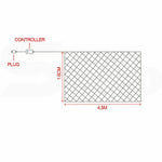 300/800 Led Curtain Fairy Lights Wedding Indoor Outdoor Christmas Garden Party