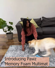 Pawz Dog Mat Pet Cat Calming Bed Memory Foam Orthopedic Removable Cover Washable